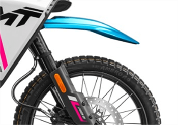 450MT Vysoký prední blatník (modrý)