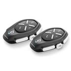 Bluetooth handsfree pre uzavreté a otvorené prilby CellularLine Interphone URBAN Twin Pack