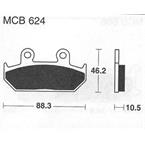Brzdové doštičky LUCAS TRW MCB624SV