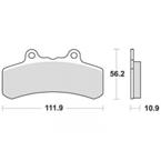 Brzdové doštičky LUCAS TRW MCB635RQ