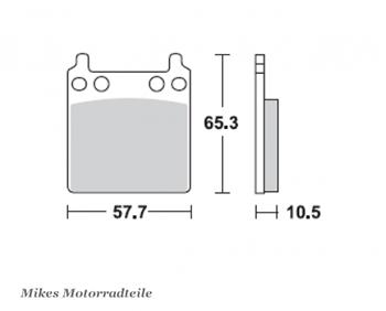 Brzdové doštičky LUCAS TRW MCB63LF
