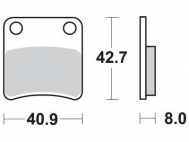 Brzdové doštičky LUCAS TRW MCB647