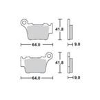 Brzdové doštičky LUCAS TRW MCB743SI