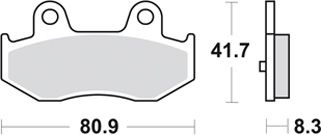 Brzdové doštičky LUCAS TRW MCB746LF