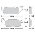 Brzdové doštičky LUCAS TRW MCB753SV