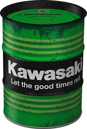KAWASAKI OIL BARREL MONEY BOX