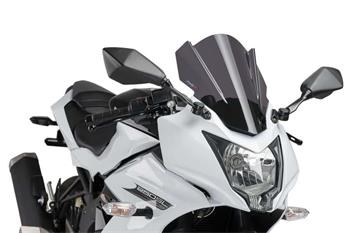Plexi štít RACING tmavá dymová