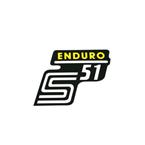 Samolepka SIMSON ,na bočný kryt enduro žltý