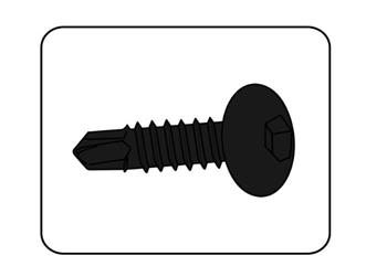 Screws ANODIZED strieborná M6 x 30mm (6pcs)