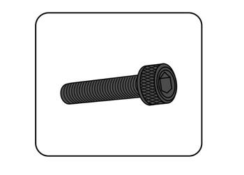 Screws ANODIZED violet M5 x 25mm (6pcs)