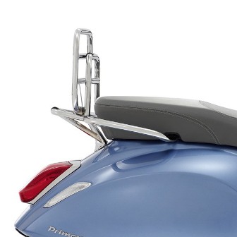 Zadný chrómovaný nosič